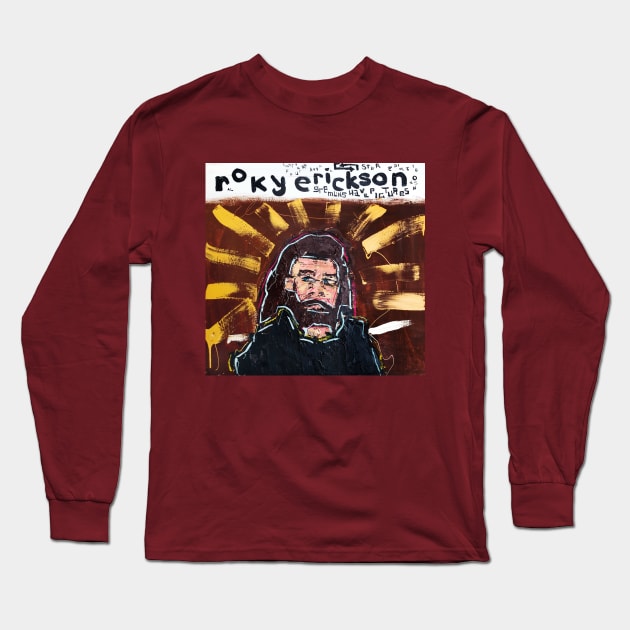 Roky Erickson Long Sleeve T-Shirt by ElSantosWorld